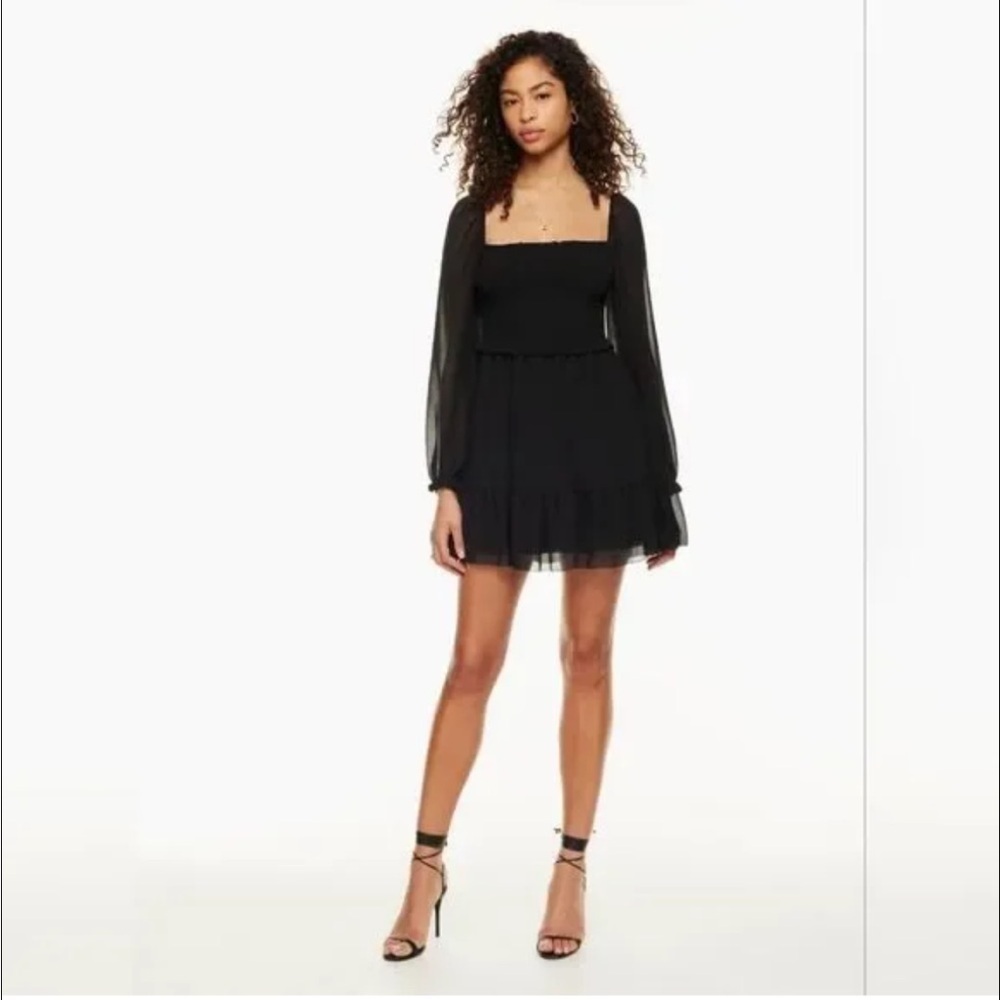 Aritzia Wilfred Tempest Dress in Black - Picture 3 of 14